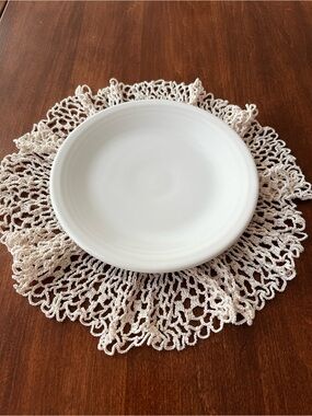 Fiesta White 7 1/4” Plate NEW